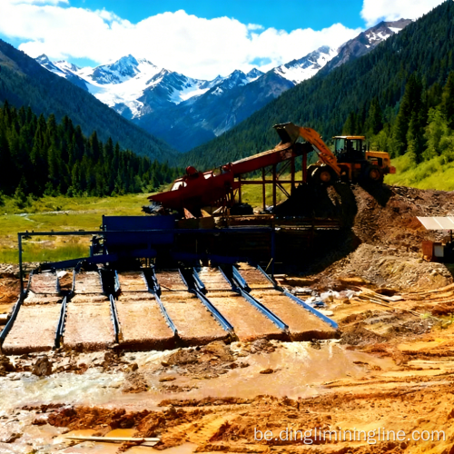 Мабільны алювіяльны і пясчаны завод па прамыванні золата